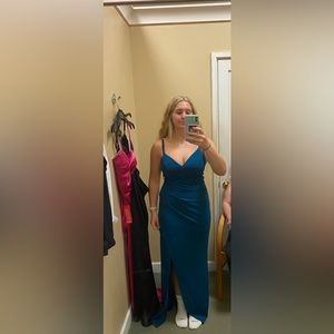 Blue prom dress!!